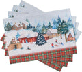 Maison d' Hermine Placemats Set of 4 Reusable 100% Cotton | Cloth Place Mats by MaisondHermine