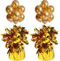 2 Pcs Balloon Weights Gold Metallic Anchor Balloon Holder by Unknown