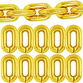 24 Giant Gold Chain Balloons, 16 Inch Foil Balloons by YOTHORN
