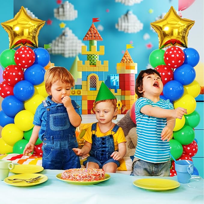 Adventure Game Balloon Column Stand Kit Set of 2, Video Game Party Decorations - Image 8