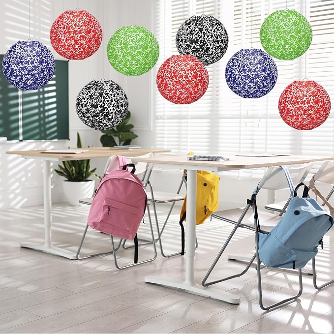 Baquler 12 Pcs Composition Notebook Hanging Lanterns Party Decorations - Image 5