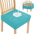 Smiry Waterproof Seat Covers for Dining Room Chairs, No Rear Covers | Stretch by Smiry