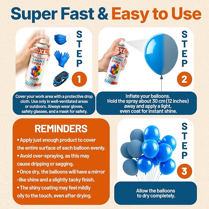 Balloon Shine Spray, High Gloss Finish - Image 4