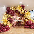Burgundy Balloon Arch Kit, Different Size Balloons by ADOINBY