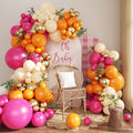 Pink and Orange Balloon Arch Kit by CROSSFINGERS