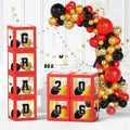 2026 Graduation Party Decorations, HYMENEX Set of 4 Graduation Boxes by HYMENEX