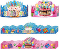 Hooqict 30 Pcs Birthday Crowns for Classroom Party Hats Birthday Hats for Kids by Hooqict