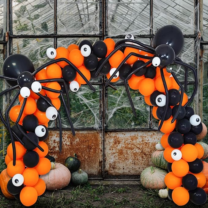 Orange Balloons 110Pcs, 5 Inch Small Latex Party Balloons, Mini Thick Orange - Image 4