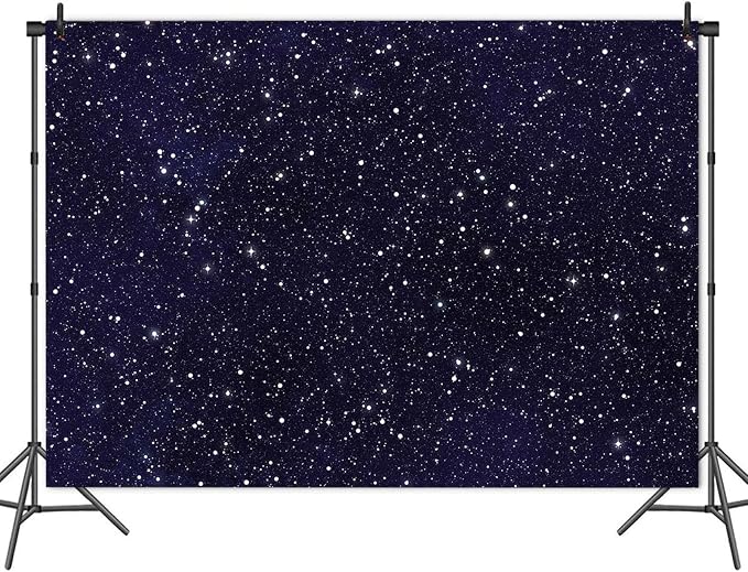 10X8FT Night Sky Star Universe Space Starry Photography Backdrops Kids Boy or - Image 5