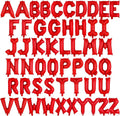 52 Pcs Red Letter Balloons, 16 Inch Foil Alphabet Letter Balloons, Letter A-Z by YOTHORN