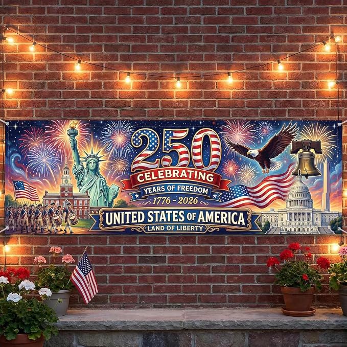 250th Anniversary USA Flag 4th of July Decorations - Image 2