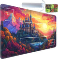 for TCG Playmat with Zones, Non-Slip Rubber Bottom Trading Card Game Mat with by Unknown