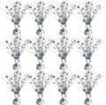 12 Pack Metallic Sliver Foil Spray Centerpieces Stars Brust Table Centerpieces by Egolot