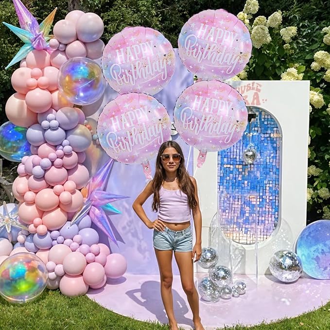 18 Inch Happy Birthday Foil Balloons - Image 7