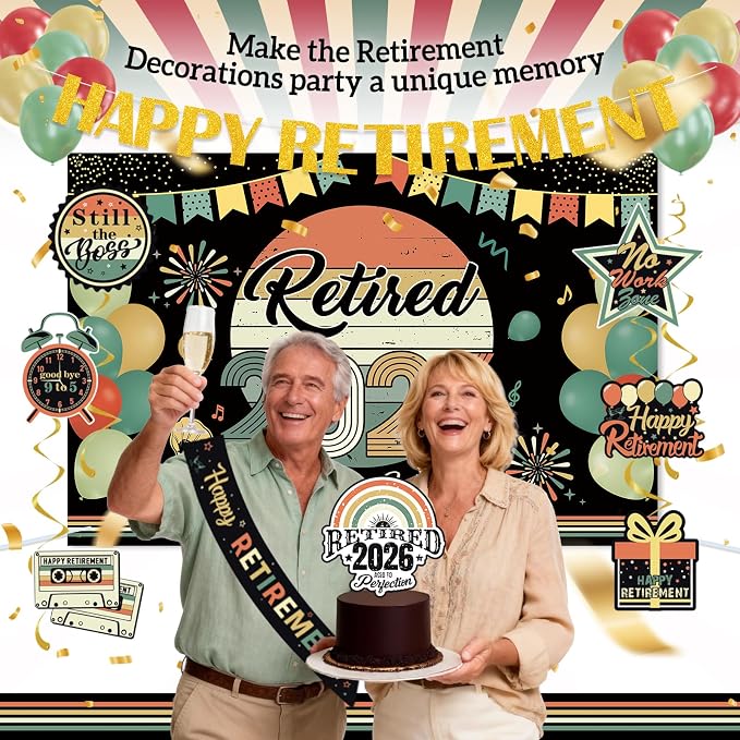 51Pcs Retirement Party Decorations - Image 3