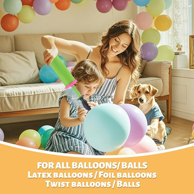 Balloon Pump Handheld Two-Way Dual Action Balloon Inflator Pumping - Image 6