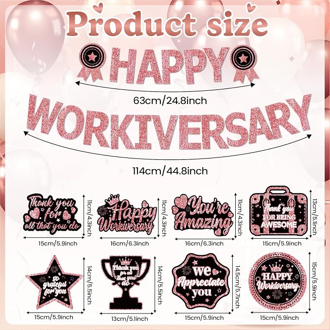 Happy Work Anniversary Party Decorations - Image 3