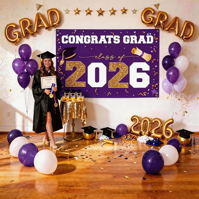 Class of 2026 Graduation Banner 47x67" - Image 5