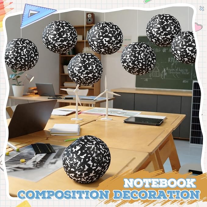 Honoson 12 Pcs Composition Classroom Decorations 10 Inch Composition Paper - Image 4