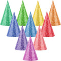 10 Pcs Mini Birthday Hats for Stuffed Animals Paper Cone Tiny Party Hats for by Adecortalk