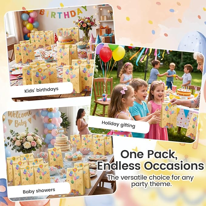 LovesTown 24 Pack Birthday Party Favor Bags - Image 7
