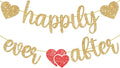 KatchOn Glitter Happily Ever After Banner 10 Ft, Bridal Shower Decorations | by KatchOn