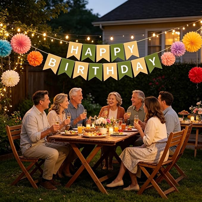 Happy Birthday Banner Birthday Party Supplies - Image 7