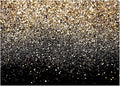 WOLADA Black and Gold Backdrop Golden Glitter Backdrop for Photography Wedding Birthday Baby Shower Party Photo Studio 10x8FT 11176