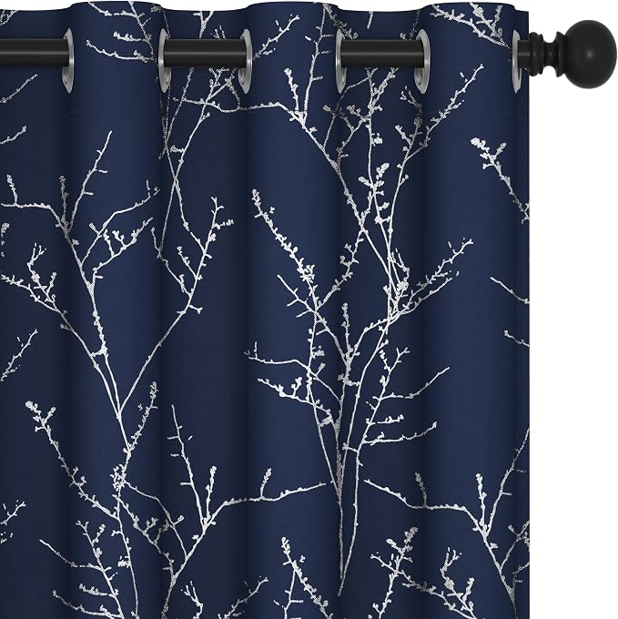 Deconovo Living Room Curtains 108 Inch Long, Thermal Insulated, Room Darkening by Unknown