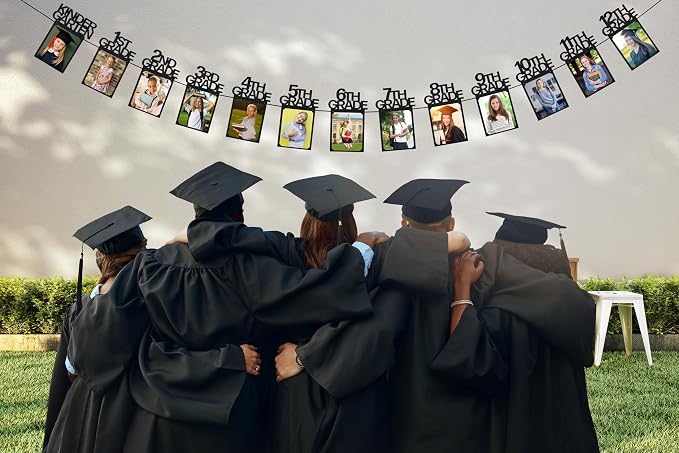 PartyHooman Graduation Photo Banner K-12, Kindergarten to 12th Grade - Image 5