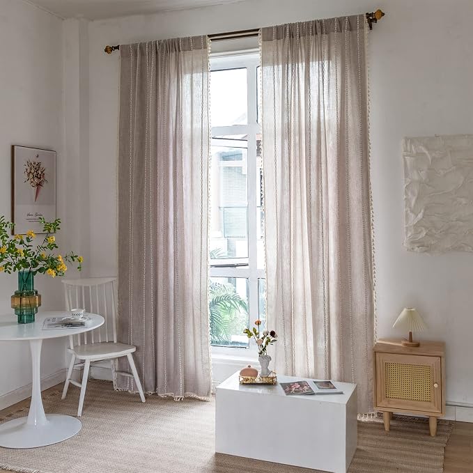 RoomTalks Boho Farmhouse Curtains - Image 2