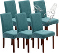 Waterproof Dining Room Chair Covers Set of 6 Slipcovers by Genina