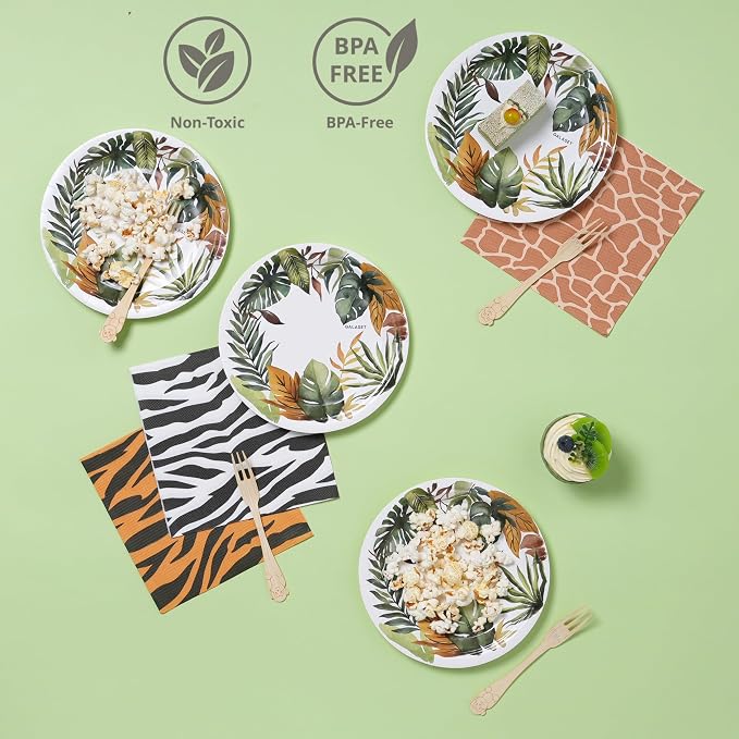 Jungle Safari Birthday Party Decorations and Supplies, Serves 20 - Image 5