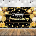 KatchOn Gold Happy Anniversary Banner by KatchOn