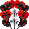 Jetec 20 Pcs Chinese Folding Hand Fans, Oriental Japanese Paper Handheld Fans by Jetec