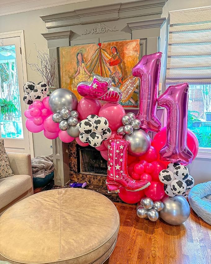 Pink 9 Balloon - Number Balloon 40 Inch, 9th Pink Birthday Decorations | Large - Image 2