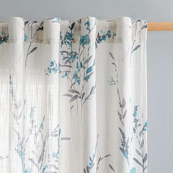 MYSKY HOME Living Room Curtains 108 Inch Long by MYSKYHOME