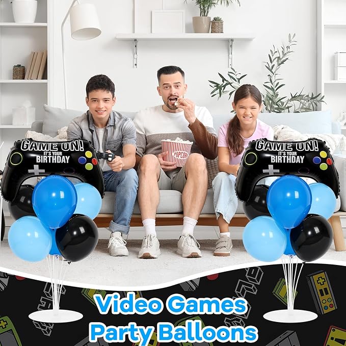Video Game Birthday Party Balloons Stand Kit 2 Sets - Image 6