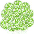 VHUWE Lime Green Confetti Balloons 25 Pcs, 12 Inch Thickened Clear Latex Balloon by VHUWE