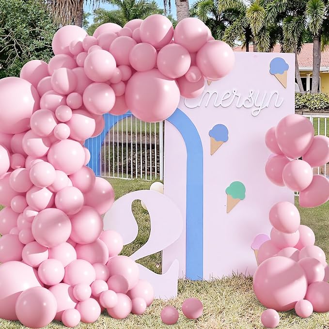 Amandir 153pcs Light Pink Balloons Arch Garland Kit Different Sizes | 18 12 10 - Image 5