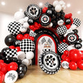 Race Car Balloon Arch Kit -153Pcs Different Size Balloons and Tire Flags by Unknown