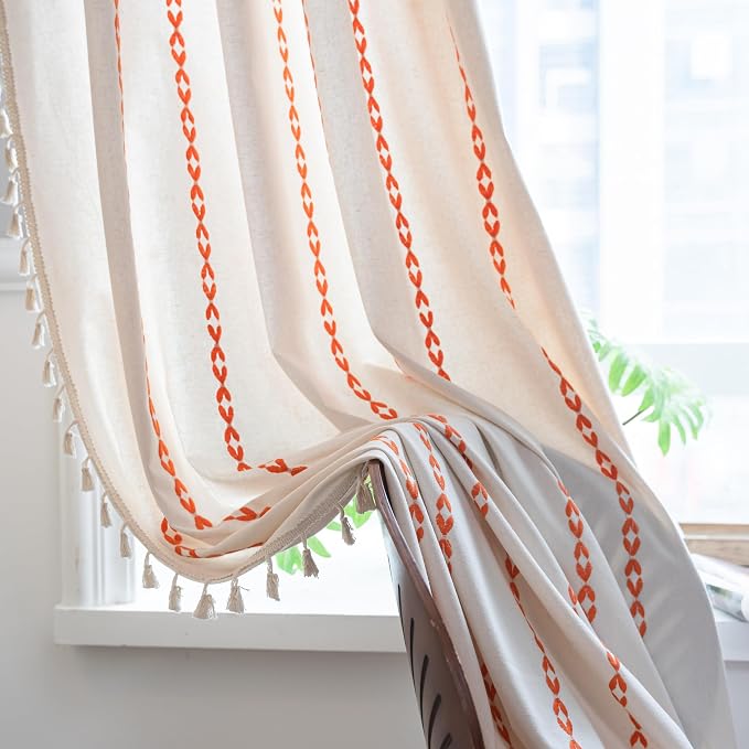 Sutuo Home Boho Curtains 72 inches - Image 3