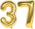 40 Inch gold Number Balloons 37 Helium Foil Mylar Balloon | Birthday Party by Exquisitehighqualitypartydecorationstomeetyoureveryneed%EF%BC%81