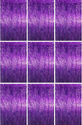 Voircoloria Purple Foil Fringe Backdrop Curtains, Birthday Party Decorations by Voircoloria