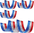 4 Pcs 4th of July Decorations 15ft Patriotic Metallic Foil Ceiling Fringe by Breling
