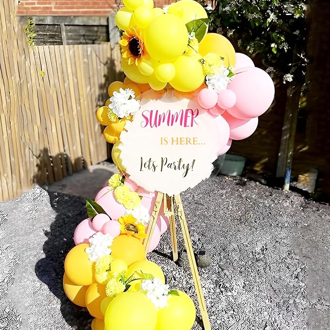 Voircoloria 66pcs Yellow Latex Party Balloons, 12inch | - Image 7