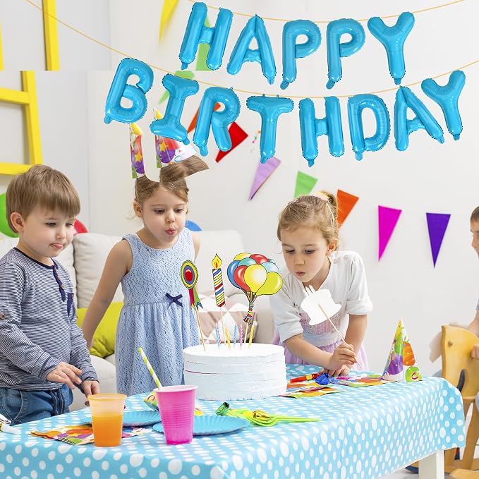 LIOZEOKUN Happy Birthday Balloon Letters 16 inch Mylar Foil Birthday Balloons - Image 3