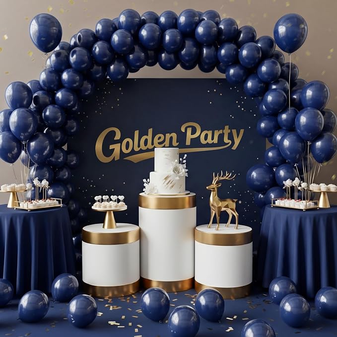 Navy Blue Balloons, Baby Shower, Anniversary, Graduation, Wedding Decorations - Image 7