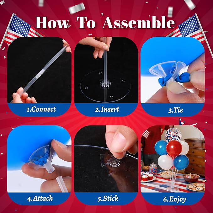 4 Set Balloon Centerpiece Kit - Image 5