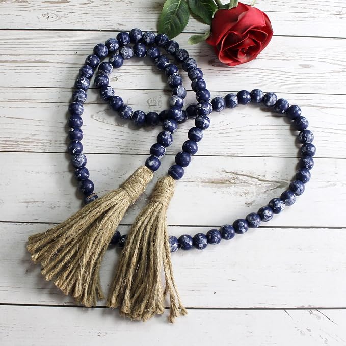 CVHOMEDECO. Wood Beads Garland - Image 2